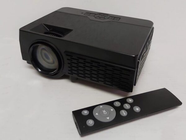 480P HOME THEATER PROJECTOR BUNDLED WITH 100" FOLD UP SCREEN