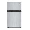 3.2 CU FT COMPACT FRIDGE -2 DOOR -STAINLESS STEEL DOOR